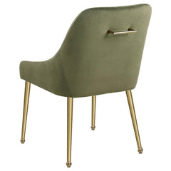 Mayette Parsons Wingback Dining Side Chairs Olive (Set of 2) - 107572