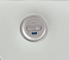 Greenfield Upholstered Power Reclining Sofa Ivory - 610261P