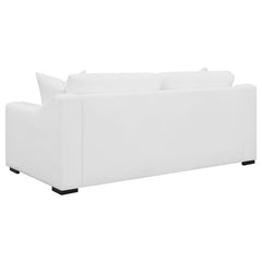 Ashlyn Upholstered Sloped Arm Sofa White - 509891