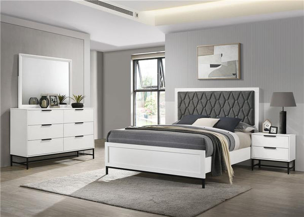Sonora 4-piece Queen Bedroom Set White - 224861Q-S4