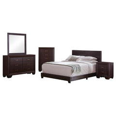 Dorian 5-piece Twin Bedroom Set Dark Cocoa - 300762T-S5