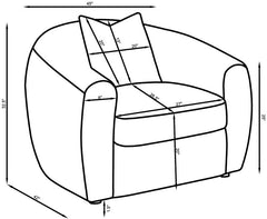 Isabella 3-piece Faux Sheepskin Upholstered Sofa Set Natural - 509871-S3