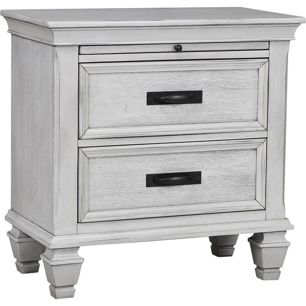 Franco 2-drawer Nightstand Antique White - 205332