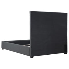 Bowfield Upholstered Queen Panel Bed Charcoal - 315900Q
