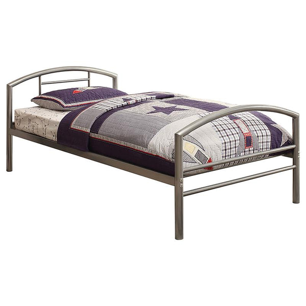 Baines Metal Twin Open Frame Bed Silver - 400159T