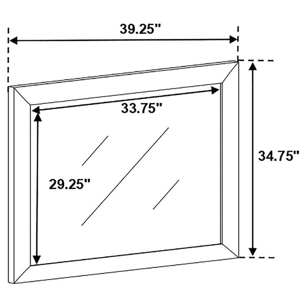 Briana 4-piece Eastern King Bedroom Set Black - 200701KE-S4