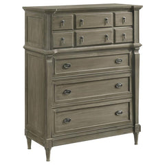 Alderwood 5-piece Queen Bedroom Set French Grey - 223121Q-S5