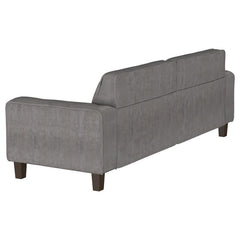 Deerhurst Upholstered Track Arm Tufted Sofa Charcoal - 509641