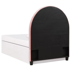 June Upholstered Twin Panel Headboard Blush - 315927T