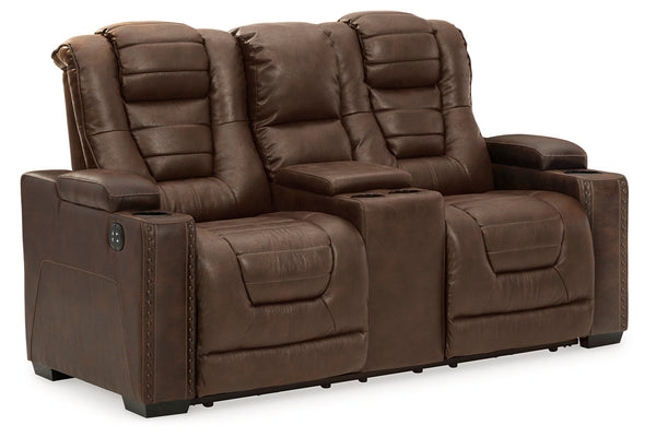 Owner's Box Power Reclining Loveseat with Console - 2450518