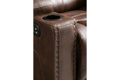Owner's Box Power Reclining Loveseat with Console - 2450518