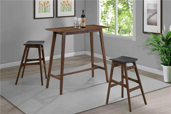 Finnick Rectangular Bar Table Walnut - 101436