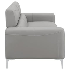 Glenmark 2-piece Upholstered Track Arm Sofa Set Taupe - 509731-S2