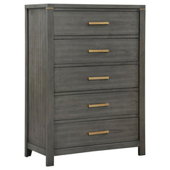 Kieran 5-piece Queen Bedroom Set Grey - 224741Q-S5