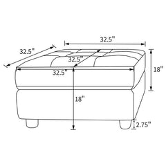 Claude 7-piece Upholstered Modular Sectional Sofa Dove - 551004-SETA