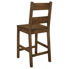 Coleman 5-piece Counter Height Dining Set Rustic Golden Brown - 192028-S5