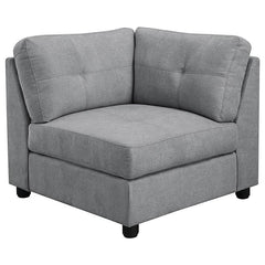 Claude Upholstered Corner Dove - 551005