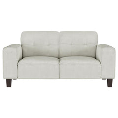 Deerhurst 2-piece Upholstered Track Arm Sofa Set Beige - 509647-S2