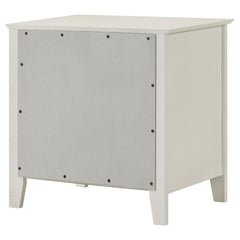 Selena 2-drawer Youth Nightstand Cream White - 400232