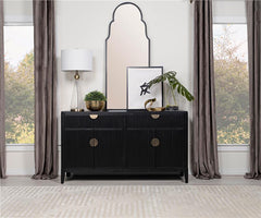 Brookmead 2-drawer Sideboard Buffet with Storage Cabinet Black - 108235