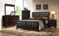 Carlton 5-drawer Rectangular Chest Cappuccino - 202095
