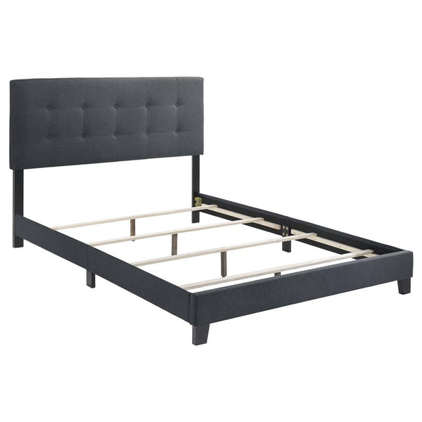 Mapes Upholstered Full Panel Bed Grey - 305747F