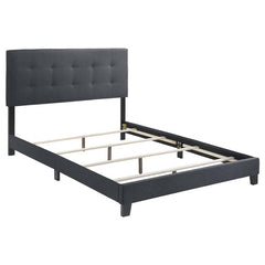 Mapes Upholstered Eastern King Panel Bed Grey - 305747KE