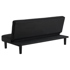Stanford Upholstered Tufted Convertible Sofa Bed Black - 360238