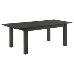 Jakob 5-piece Rectangular Dining Set Grey and Black - 115131-S5