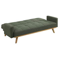 Kourtney Upholstered Tufted Convertible Sofa Bed Sage Green - 360127