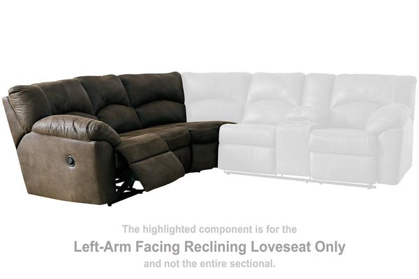 Tambo Left-Arm Facing Reclining Loveseat - 2780248