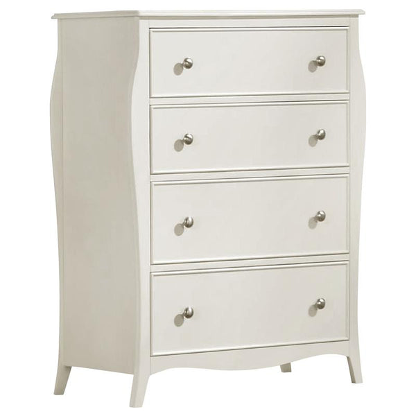 Dominique 4-drawer Bedroom Chest Cream White - 400565