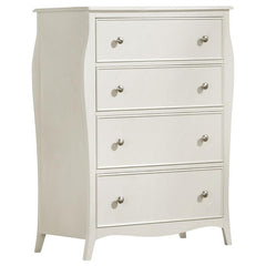 Dominique 4-drawer Bedroom Chest Cream White - 400565