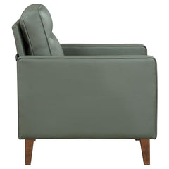 Jonah 3-piece Upholstered Track Arm Sofa Set Green - 509654-S3