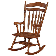 Aylin Solid Wood Rocking Chair Medium Brown - 600187