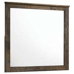 Woodmont Dresser Mirror Rustic Golden Brown - 222634