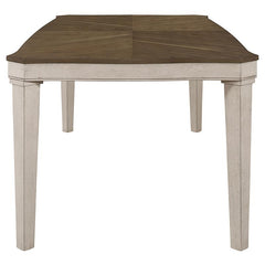 Ronnie Starburst Dining Table Nutmeg and Rustic Cream - 108051