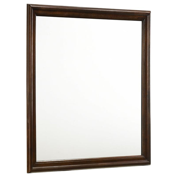 Louis Philippe Square Dresser Mirror Cappuccino - 202414