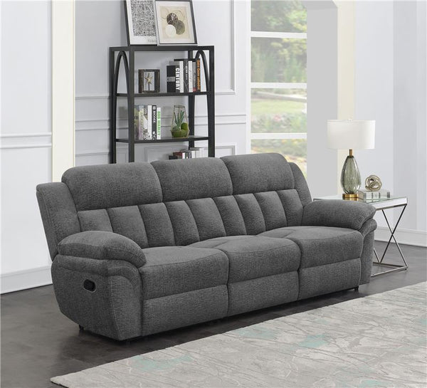 Bahrain Upholstered Motion Sofa Charcoal - 609541