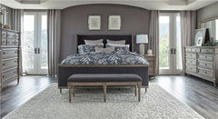 Alderwood 5-piece Eastern King Bedroom Set French Grey - 223121KE-S5