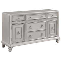 Bling Game 5-drawer Dining Server Metallic Platinum - 106475