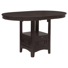 Lavon Oval Counter Height Table Espresso - 102888