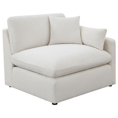 Hobson 6-piece Upholstered Modular Sectional Sofa Ivory - 551451-SET