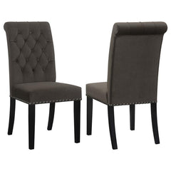 Alana Upholstered Tufted Side Chairs with Nailhead Trim (Set of 2) - 115172