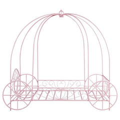 Massi Metal Twin Canopy Bed Powder Pink - 400155T