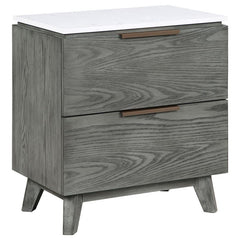 Nathan 5-piece California King Bedroom Set Grey - 224601KW-S5