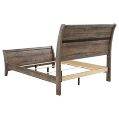 Frederick Wood Eastern King Sleigh Bed Weathered Oak - 222961KE