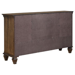 Franco 4-piece Eastern King Bedroom Set Burnished Oak - 200971KE-S4