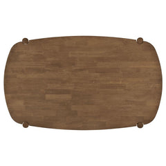 Dortch 5-piece Oval Solid Wood Dining Set Walnut - 108461-S5