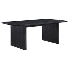 Brookmead Rectangular Dining Table with 18" Removable Extension Leaf Black - 108231